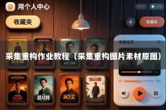 采集重构作业教程（采集重构图片素材原图）