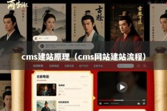 cms建站原理（cms网站建站流程）