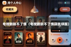 电视剧新不了情（电视剧新不了情薛凯琪版）