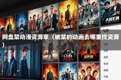 网盘禁动漫资源享（被禁的动画去哪里找资源）