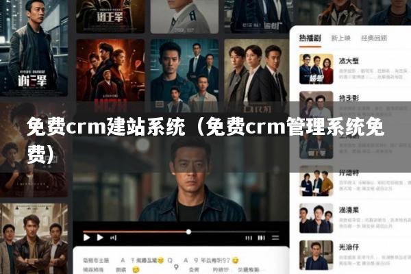 免费crm建站系统(免费crm管理系统免费)