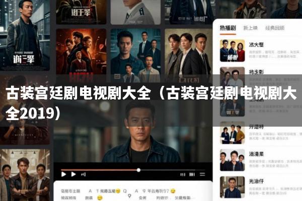 古装宫廷剧电视剧大全(古装宫廷剧电视剧大全2019)