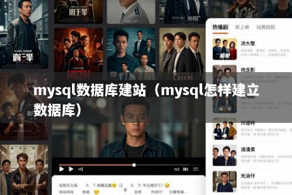 mysql数据库建站(mysql怎样建立数据库)