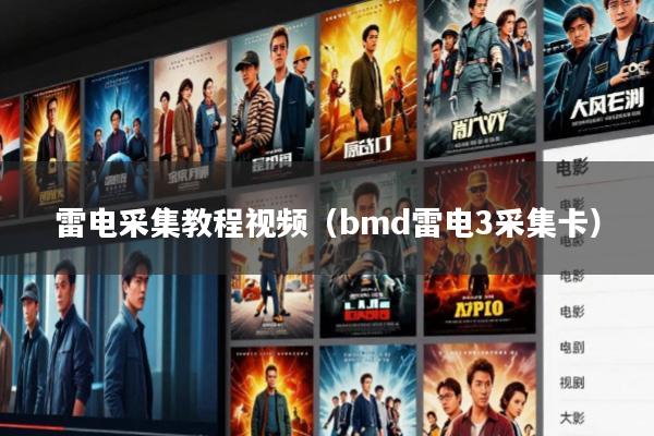 雷电采集教程视频(bmd雷电3采集卡)