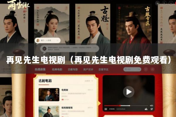 再见先生电视剧(再见先生电视剧免费观看)